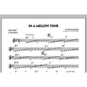 In A Mellow Tone - Bb Solo Sheet