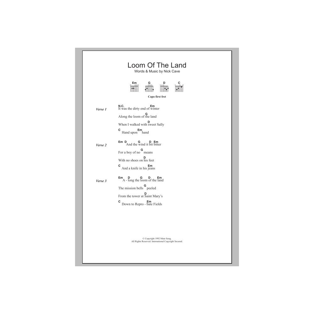Loom Of The Land