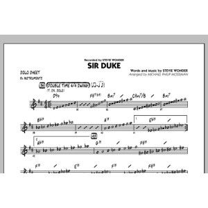 Sir Duke (arr. Michael Philip Mossman) - Bb Solo Sheet