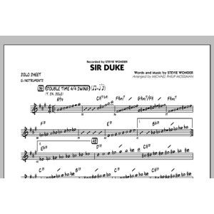 Sir Duke (arr. Michael Philip Mossman) - Eb Solo Sheet