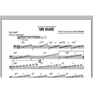 Sir Duke (arr. Michael Philip Mossman) - Bass Clef Solo Sheet