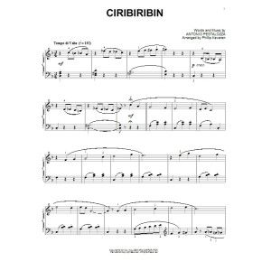 Ciribiribin (arr. Phillip Keveren)