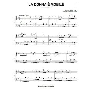 La donna e mobile (arr. Phillip Keveren)