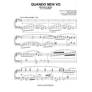 Musetta's Waltz (Quando Men Vo) (arr. Phillip Keveren)