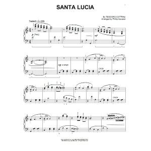 Santa Lucia (arr. Phillip Keveren)