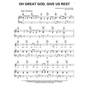 Oh Great God, Give Us Rest