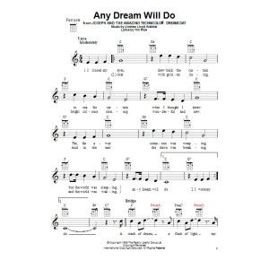 Any Dream Will Do (from Joseph and the Amazing Technicolor Dreamcoat)