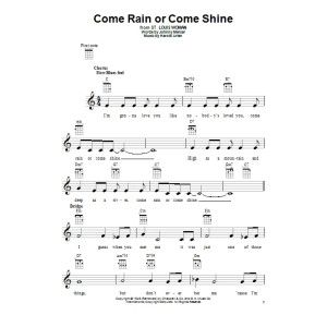Come Rain Or Come Shine