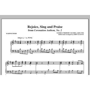 Rejoice, Sing And Praise - Harpsichord