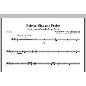 Rejoice, Sing And Praise - Timpani