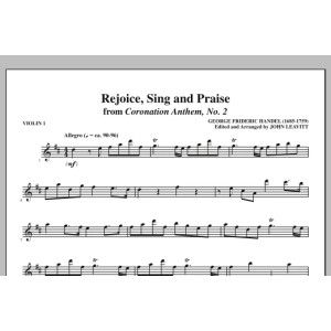 Rejoice, Sing And Praise - Violin 1