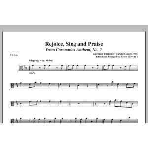 Rejoice, Sing And Praise - Viola