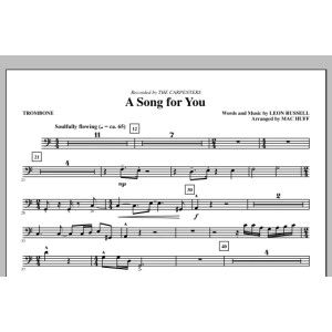 A Song For You (arr. Mac Huff) - Posaune