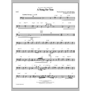 A Song For You (arr. Mac Huff) - Bass
