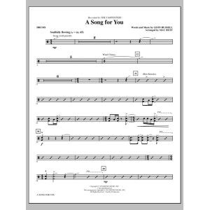 A Song For You (arr. Mac Huff) - Drums