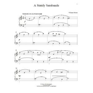 A Stately Sarabande