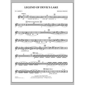 Legend Of Devil's Lake - Bb Clarinet 1