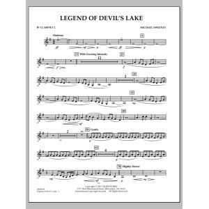 Legend Of Devil's Lake - Bb Clarinet 2