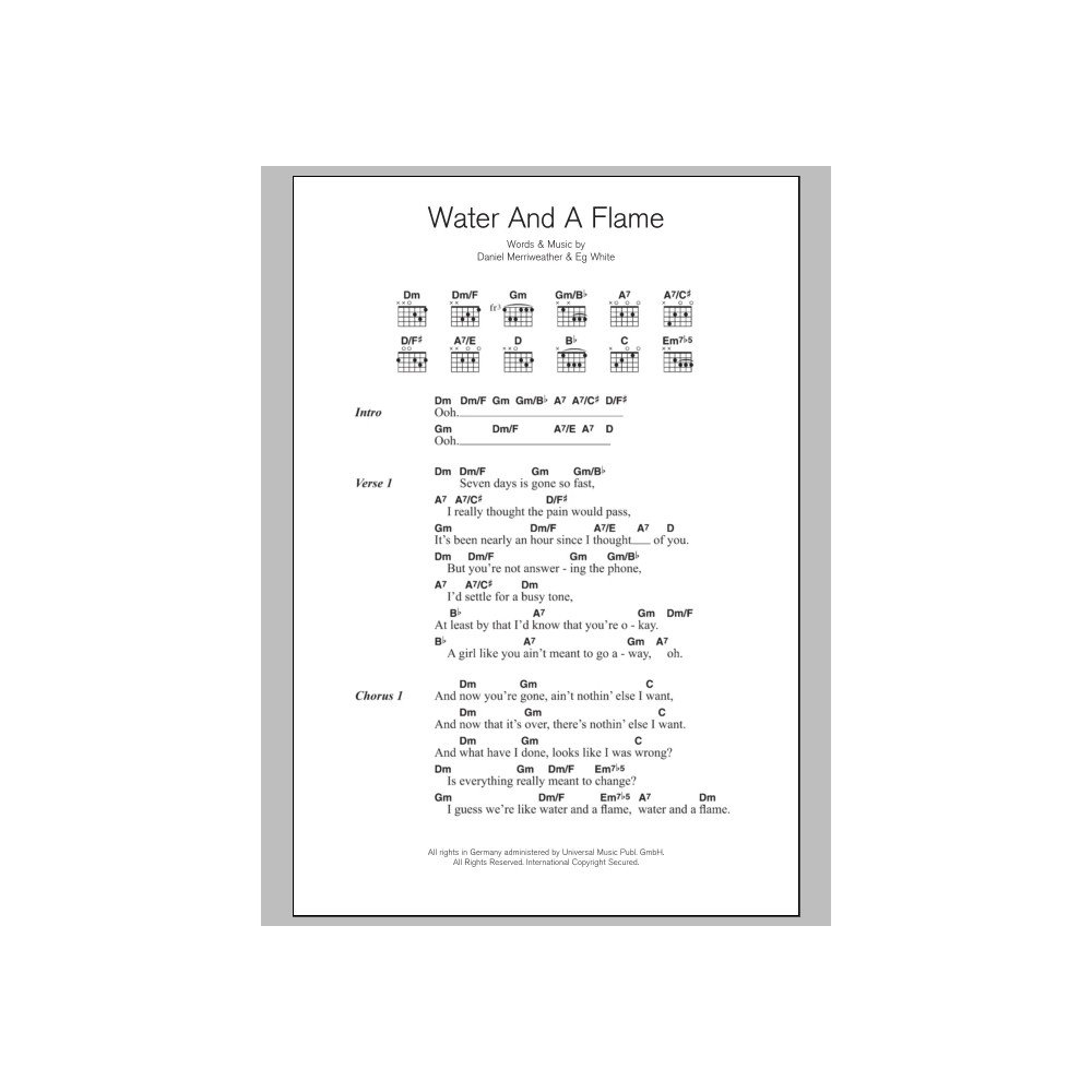 Water And A Flame (feat. Adele)
