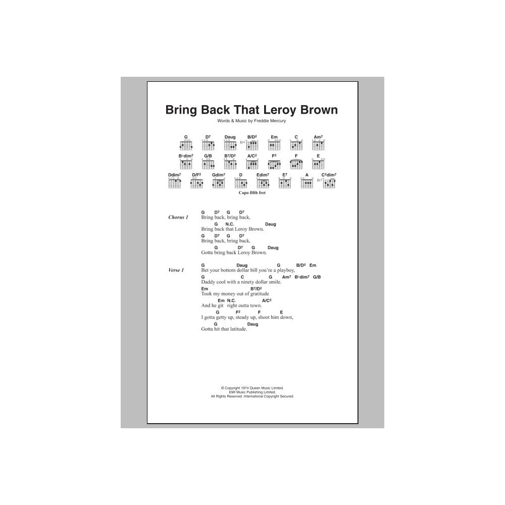 Bring Back That Leroy Brown
