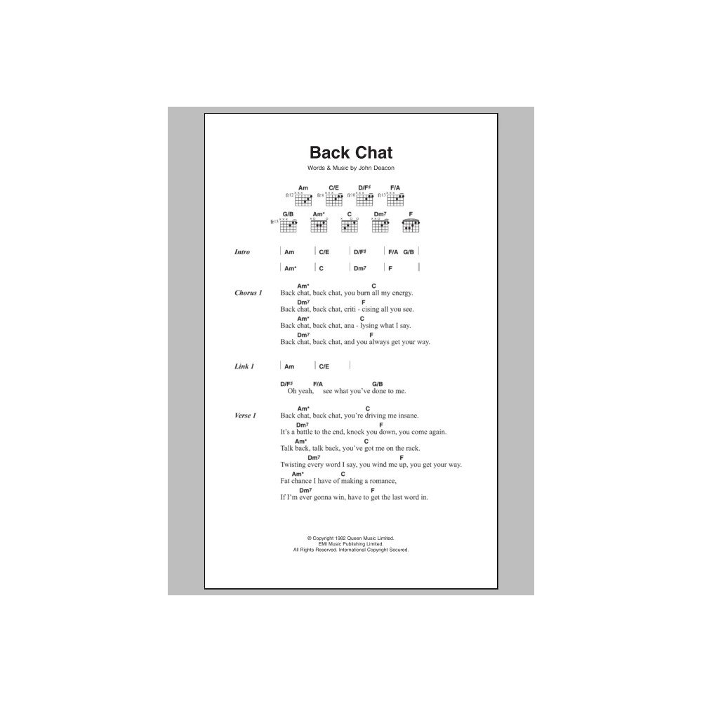 Back Chat