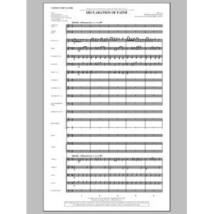 Declaration Of Faith - Score