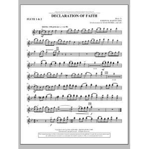 Declaration Of Faith - Flute 1 & 2