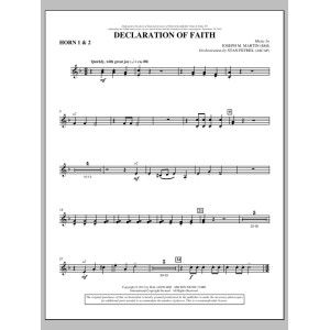 Declaration Of Faith - F Horn 1,2