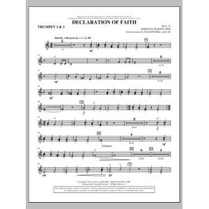 Declaration Of Faith - Bb Trumpet 2,3