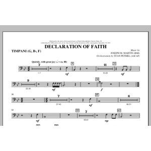 Declaration Of Faith - Timpani