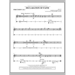Declaration Of Faith - Percussion 1 & 2