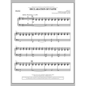 Declaration Of Faith - Piano
