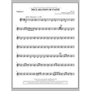 Declaration Of Faith - Violin 2