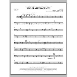 Declaration Of Faith - Cello