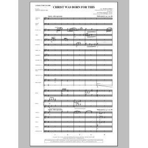 Christ Was Born For This - Score
