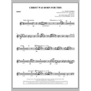 Christ Was Born For This - Oboe
