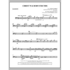 Christ Was Born For This - Bassoon
