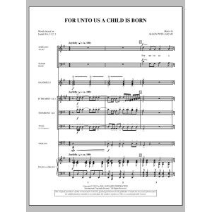 For Unto Us A Child Is Born - Score