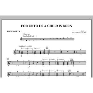 For Unto Us A Child Is Born - Handbells