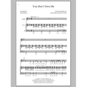 You Don't Own Me (arr. Deke Sharon)