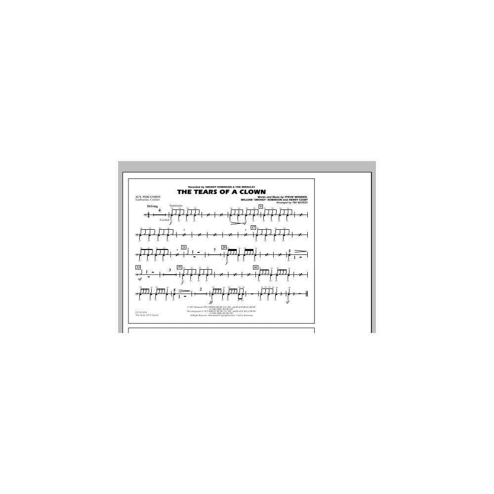 The Tears Of A Clown - Aux Percussion