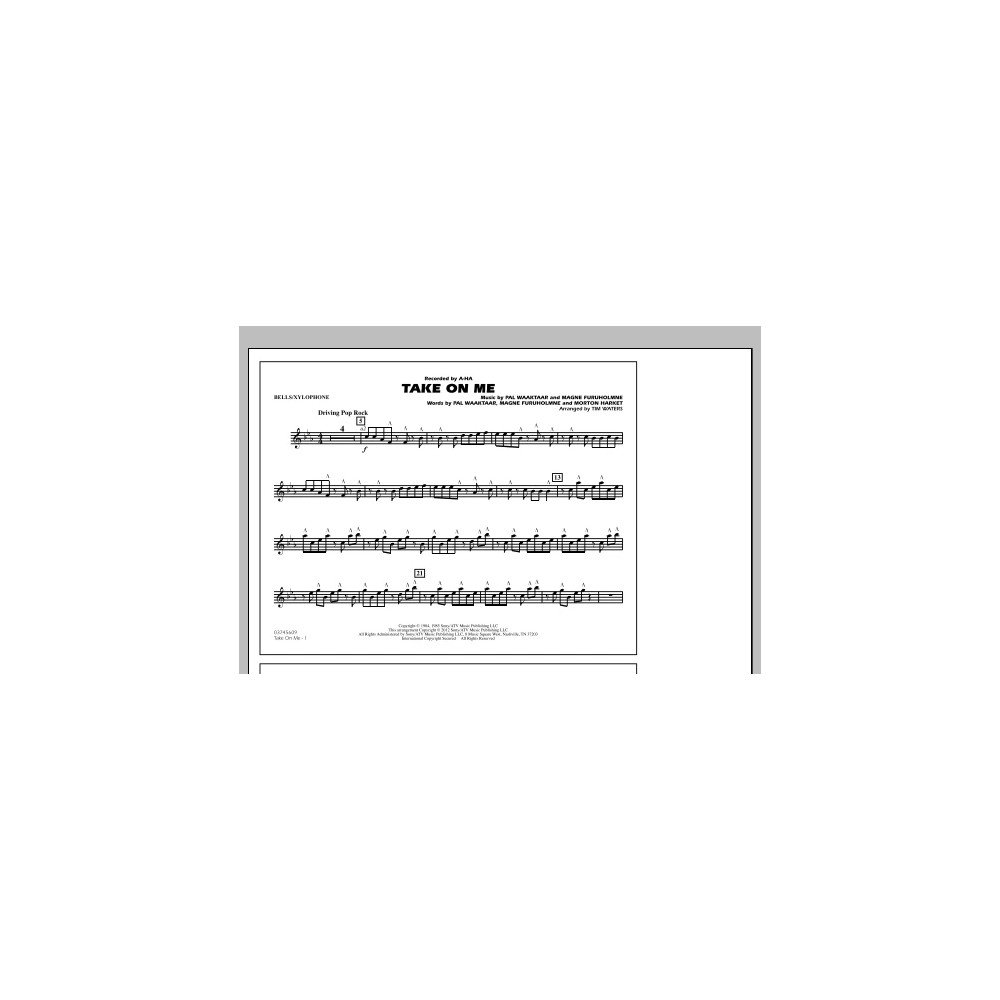 Take On Me - Bells/Xylophone