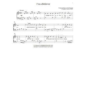 I'm A Believer (arr. Carolyn Miller)