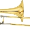 Yamaha YSL-882O Xeno Professional F-attachment Trombone - Clear Lacquer with Yellow Brass Bell