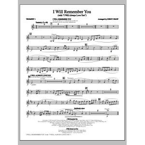 I Will Remember You (mit I Will Always Love You) - Bb Trompete 1