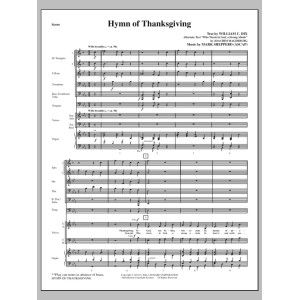 Hymn Of Thanksgiving - Full Score