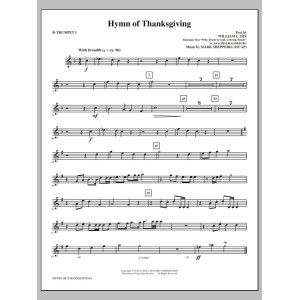 Hymn Of Thanksgiving - Bb Trumpet 1