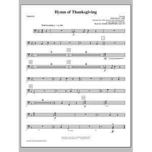Hymn Of Thanksgiving - Timpani