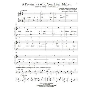 A Dream Is A Wish Your Heart Makes (from Cinderella) (arr. Carolyn Miller)