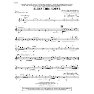 Bless This House - Violin 1